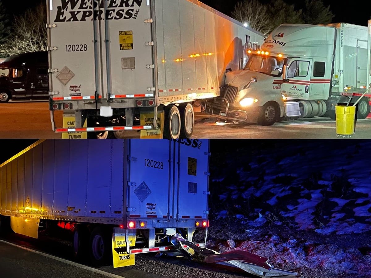 A trucker from Kittery, Maine, was accused of causing two crashes in Hopkinton on Feb. 14. 