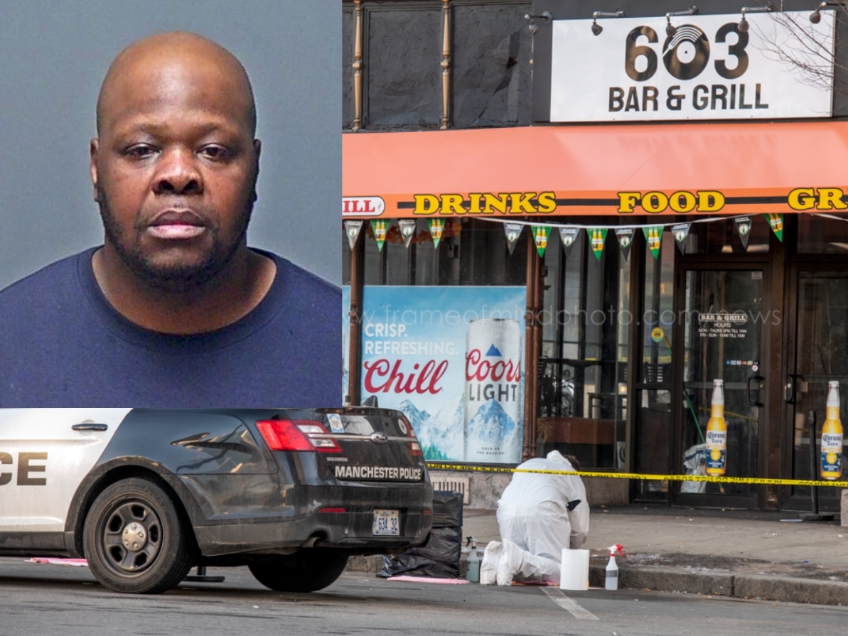 Desmel Cooper was accused of stabbing another man in Manchester outside of the 603 Bar and Grill in Manchester on Feb. 12. Have you seen him?