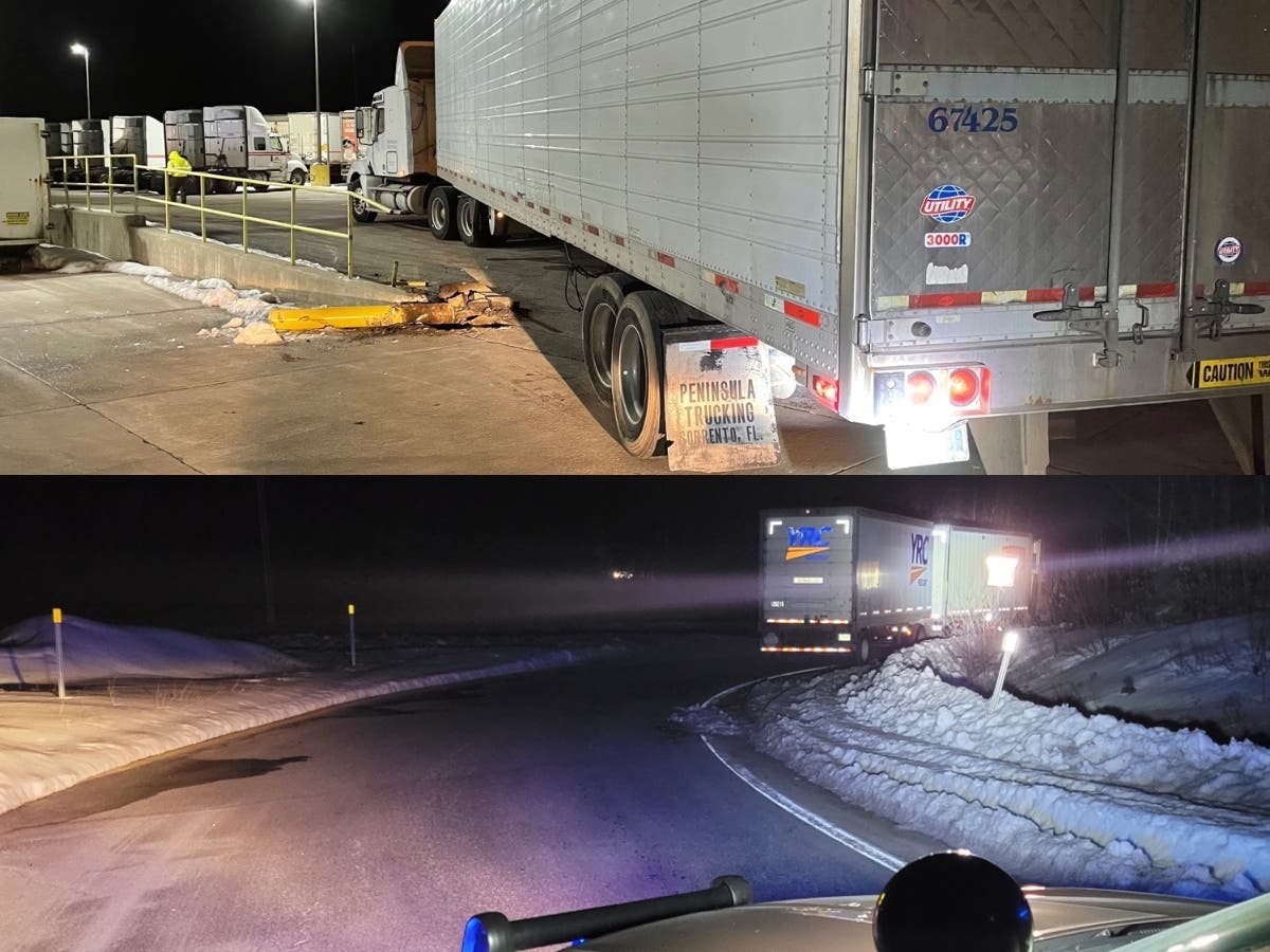 Truckers were involved in crashes around New Hampshire earlier this month.