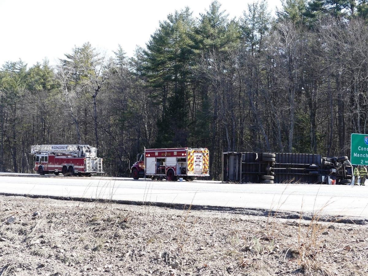Overturned Box Truck Snarls Traffic On Interstate 89 In Concord: Watch ...