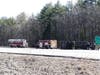 A box truck flipped and crashed on Interstate 89 south in Concord on March 22. 