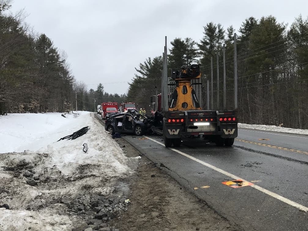 Two Concord teenagers were taken to New Hampshire hospitals after a crash in Stoddard on March 23.