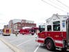 Concord firefighters extinguished a fire inside a unit of South Main Street building on March 26.