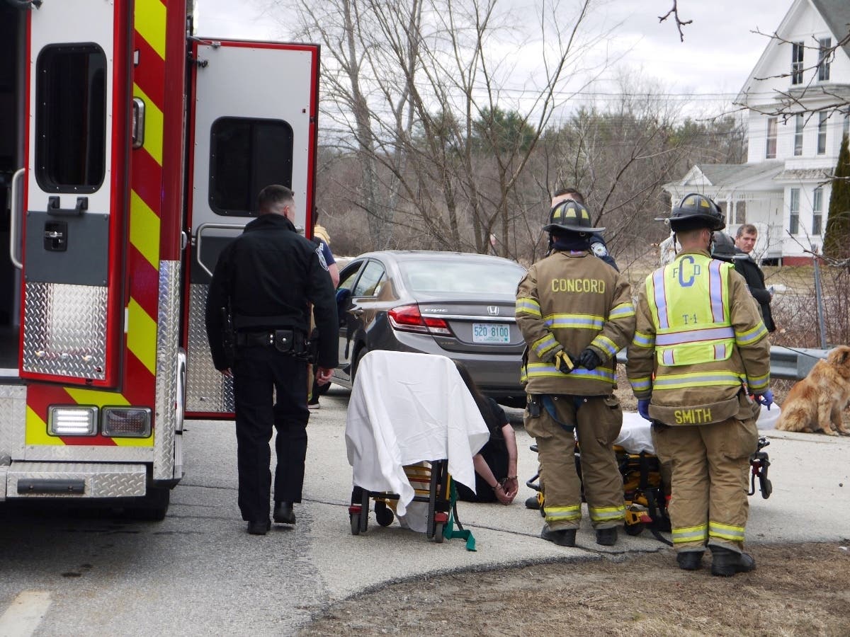 Pickup Truck Rolls On Iron Works Road In Concord: Watch | Concord, NH Patch