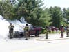 Concord firefighters extinguished a pickup truck fire on Route 106 in Concord on May 13.