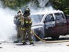 Concord firefighters extinguished a pickup truck fire on Route 106 in Concord on May 13.