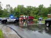 Four vehicles crashed on Clinton Street near Birchdale Road in Concord on June 26. 