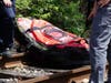 Capital region firefighters searched the Merrimack River on June 29 for a possible capsized canoe that turned out to be a false alarm. 