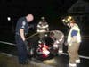 Concord police and firefighters were sent to a motorcycle crash and fire — that led to a hunt for a possible stolen motorcycle suspect around the city by cops and New Hampshire State Police troopers on July 22. 