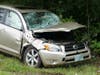 An SUV rolled on Route 106 in Canterbury on Aug. 9. 