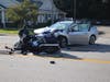 Concord police are investigating a motorcycle and car collision on Loudon Road on Aug. 13 that sent four people to the hospital. 