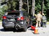 Photos from a four-vehicle crash in Pembroke on Route 3-Pembroke Street in Pembroke. 