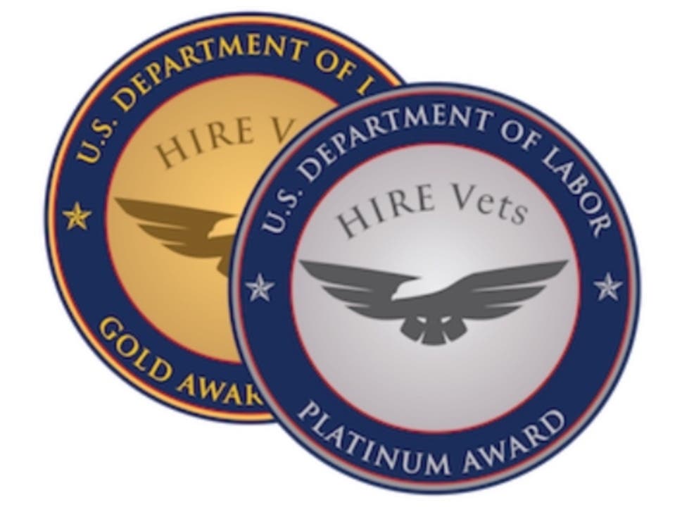 Five Granite State employers have received 2023 HIRE Vets Medallion Awards. 