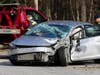 The driver of a Honda Civic that rolled on Route 106 was evaluated for injuries by Loudon firefighters on Nov. 28. 