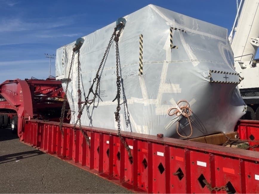 New Synchronous Condenser Shipped Through NH; May Cause Traffic Issues ...