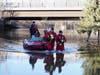 Several homeless campers were rescued from Healy Park after rising Merrimack River water levels flooded the park on Dec. 21.