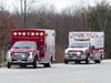 Concord fire and rescue teams assisted with a patient transfer to Concord Hospital after a shooting in Pittsfield on Jan. 6.