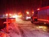 Firefighters from Warner and around Merrimack County worked to put out a 2-alarm building fire on Marsh Lane on Feb. 15.