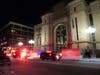 First responders were sent to the Warren Rudman federal building at the intersection of Pleasant and South Spring streets for a report of a suspicious bag filled with white powder near the building on Feb. 17.