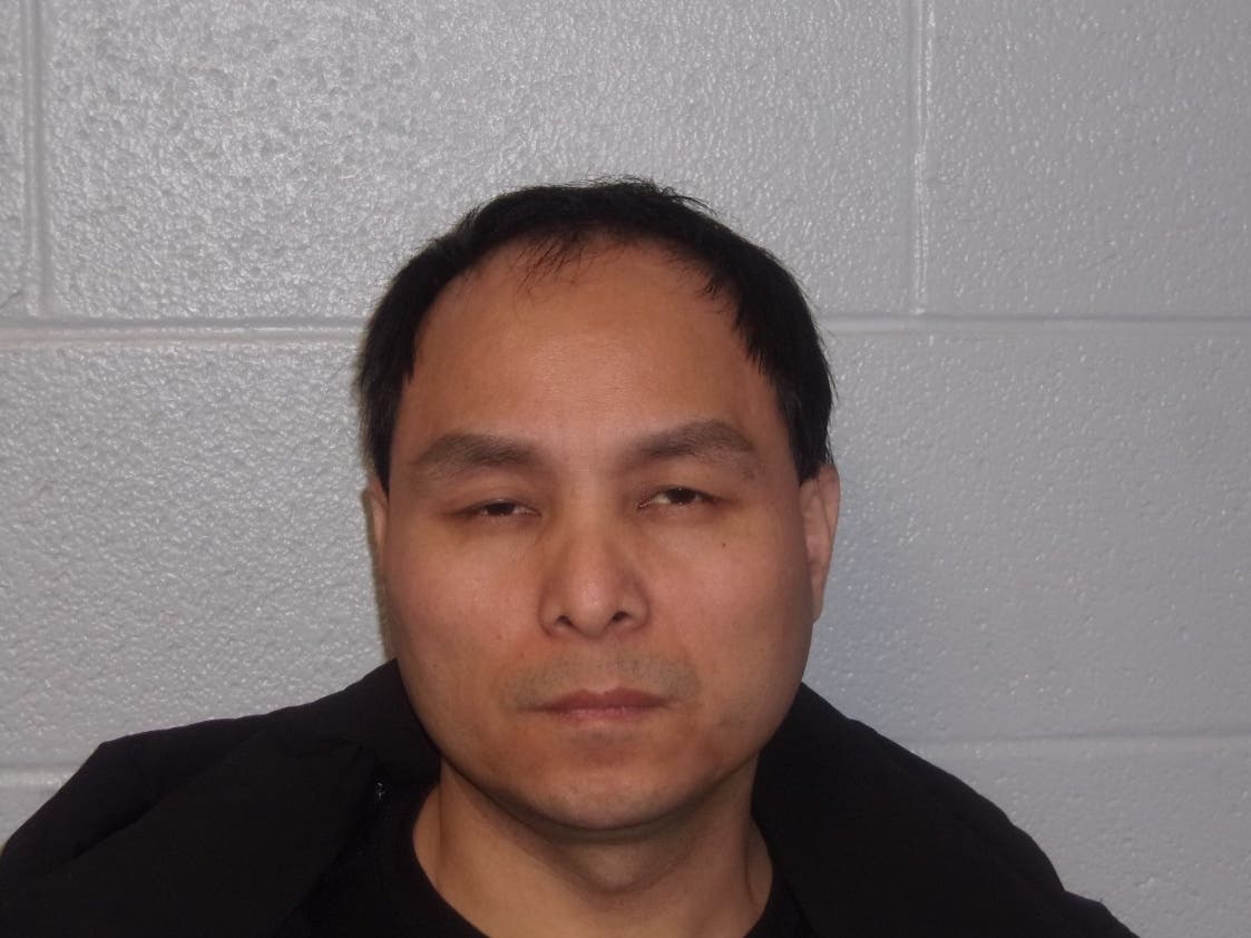 Huihuang Zheng of Flushing, New York was arrested on a felony theft charge, accused of stealing gift cards from Walgreens on Loudon Road on March 25.