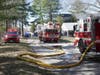 Concord fire and rescue teams were kept busy on April 9 at a kitchen fire and a brush fire.