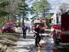 Concord fire and rescue teams were kept busy on April 9 at a kitchen fire and a brush fire.