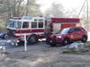 Firefighters from 2 counties extinguished a fire on South Barnstead Road in Barnstead on April 23.