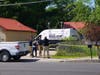 Concord police detectives, evidence technicians, and others in hazmat gear were at 58 Airport Road again on May 30 and May 31.