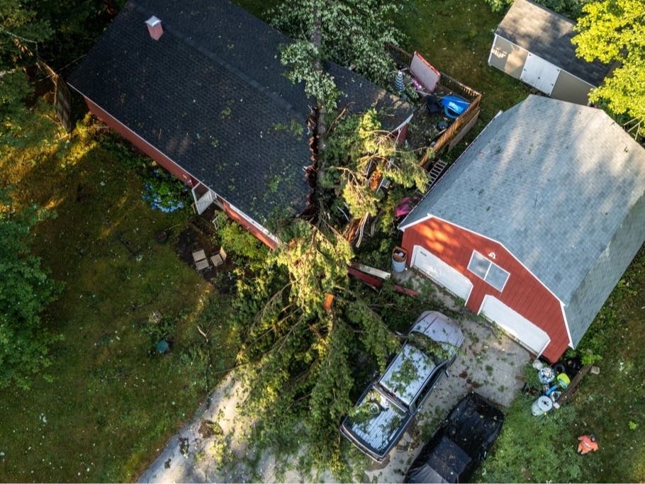 Severe Thunderstorms Damage Homes In Milford | Milford, NH Patch