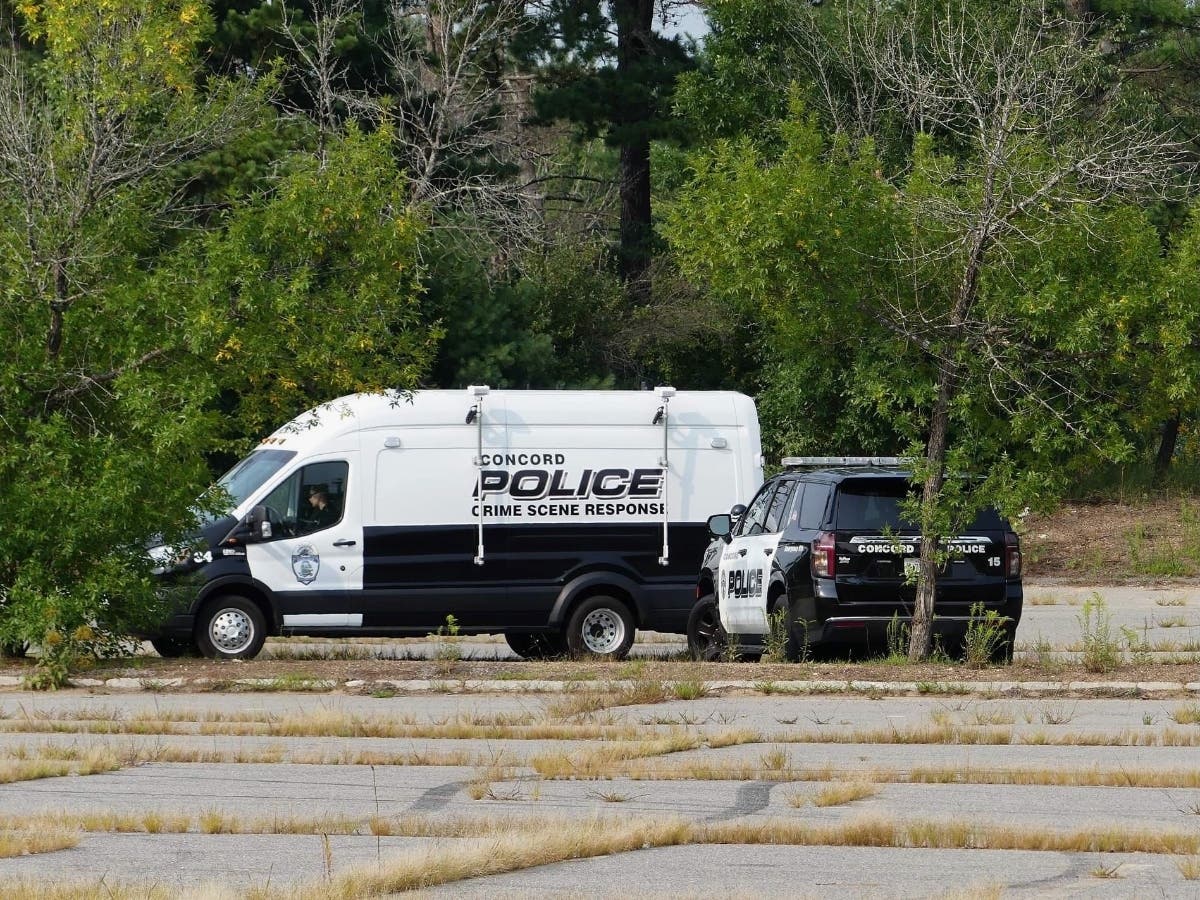 Concord police and investigators were at the Steeplegate Mall investigating an untimely death at a homeless camp near the parcel on Aug. 14.