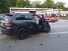 Two SUVs crashed on North State Street on Sept. 14, closing the road temporarily.