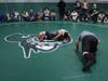 Wrestlers competing at the 2024 Castleton University Fall Classic Wrestling Tournament​ in Castleton, Vermont, Oct. 13.