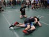 Wrestlers competing at the 2024 Castleton University Fall Classic Wrestling Tournament​ in Castleton, Vermont, Oct. 13.