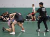 Wrestlers competing at the 2024 Castleton University Fall Classic Wrestling Tournament​ in Castleton, Vermont, Oct. 13.