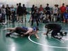 Wrestlers competing at the 2024 Castleton University Fall Classic Wrestling Tournament​ in Castleton, Vermont, Oct. 13.