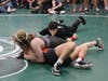 Wrestlers competing at the 2024 Castleton University Fall Classic Wrestling Tournament​ in Castleton, Vermont, Oct. 13.