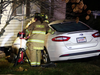 Concord police and fire and rescue teams were sent to a crash at the intersection of Broadway and South Main Street on Dec. 1 after a car drove into a house.