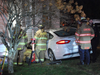 Concord police and fire and rescue teams were sent to a crash at the intersection of Broadway and South Main Street on Dec. 1 after a car drove into a house.