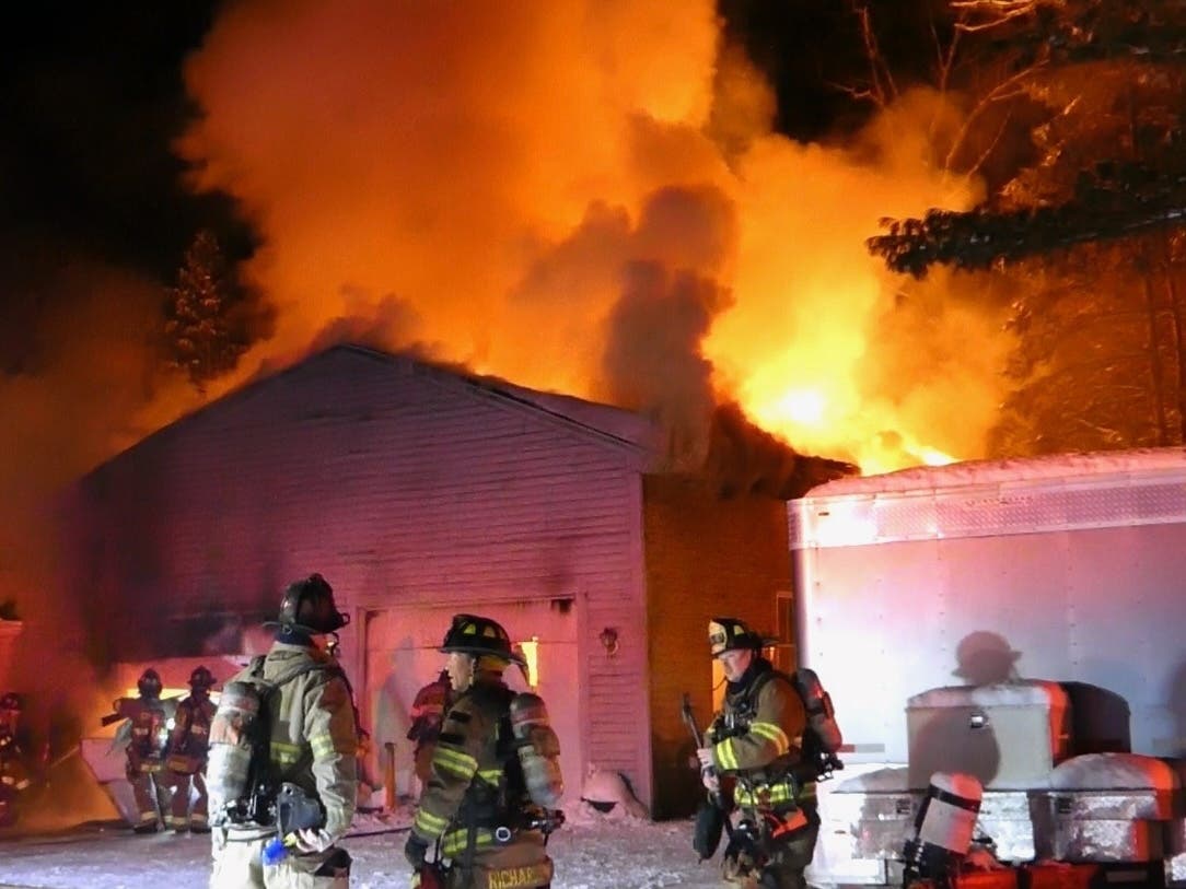 Concord Firefighters Battle Garage Fire In Penacook | Concord, NH Patch