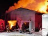 Concord firefighters battled a garage fire on Village Street in Penacook on Feb. 10.