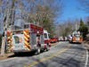 A two-alarm fire was reported on Webster Mills Road in Pittsfield on April 17.