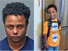Murtadah Mohammad, left, was sent to prison for second-degree murder and falsifying physical evidence charges in the January 2023 killing of his son, Jaevion Riley, 7.