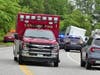 Concord police are investigating a June 10 crash between a box truck from Massachusetts and two SUVs on Langley Parkway.