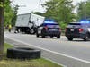 Concord police are investigating a June 10 crash between a box truck from Massachusetts and two SUVs on Langley Parkway.