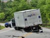 Concord police are investigating a June 10 crash between a box truck from Massachusetts and two SUVs on Langley Parkway.