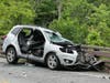 Concord police are investigating a June 10 crash between a box truck from Massachusetts and two SUVs on Langley Parkway.
