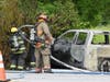 Pembroke fire and rescue teams extinguished a pickup truck fire on Sheep Davis Road on June 13.
