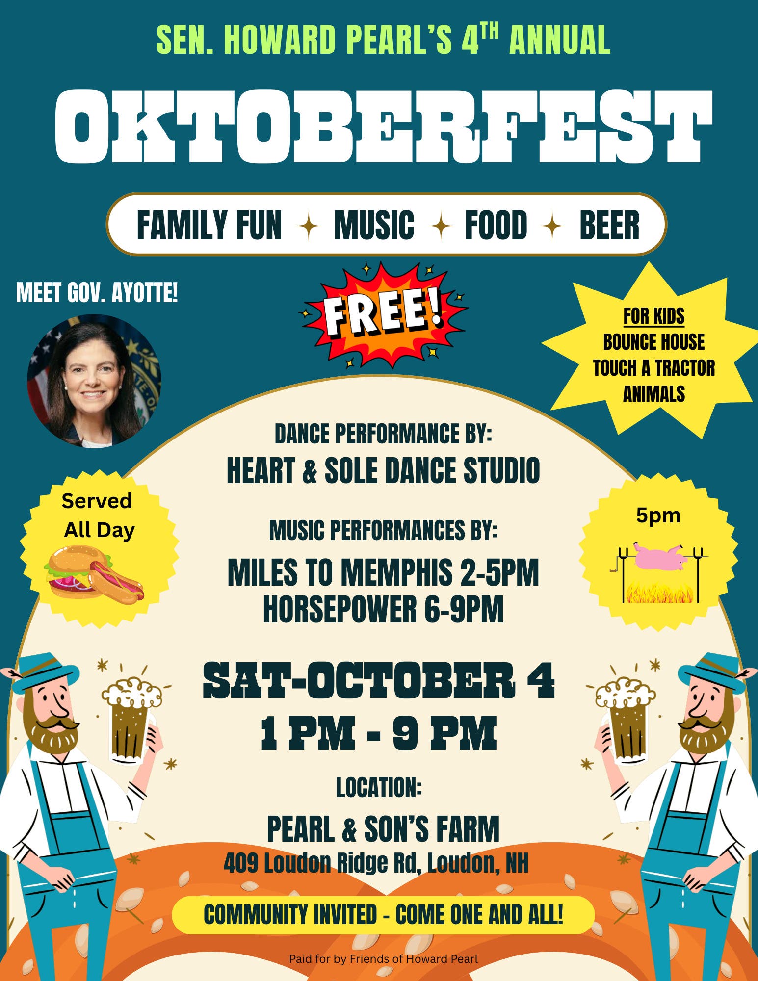 4th Annual Oktoberfest At Pearl & Son's Farm In Loudon
