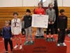 Winners in the 106-pound bracket, including Biswas Darji of Concord, who placed fourth, at the 35th annual Capital City Classic Wrestling Tournament on Jan. 31.