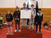 Winners in the 126-pound bracket, including Dominic Schinella of Concord, who placed third, at the 35th annual Capital City Classic Wrestling Tournament on Jan. 31.